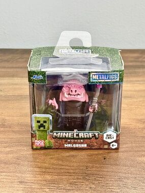 NIB Minecraft Movie Metalfigs Die-Cast Malgosha Pig Piglin Queen Toy Figure NEW
